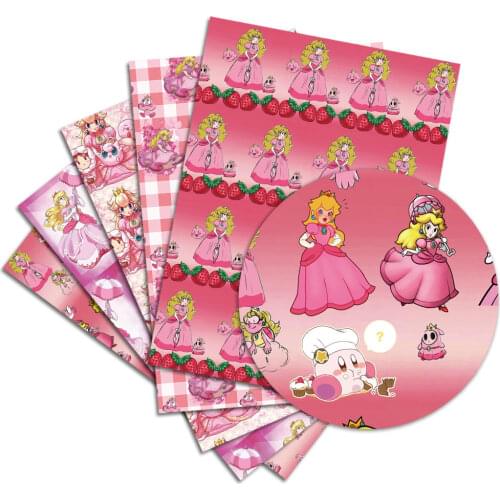 140X50Cm princess peach Polyester Katoen Patchwork Organisatie Kinderen Thuis Textiel Naaien Poppenkleertjes Gordijnen