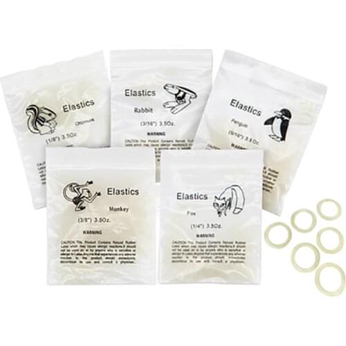 Hot Sale 100pc/1bag Dental rubber band 4 Sizes For Choice Dentist Products Dental Orthodontic Rubber Bands Latex Braces