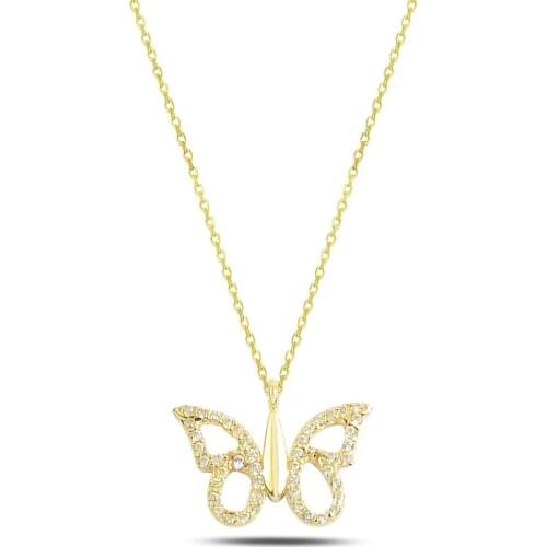 Silver Butterfly Necklace