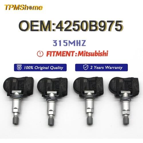 Car TPMS Sensor 4250B975 Tire Pressure Monitoring System 315MHz For Mitsubishi Lancer Mirage Outlander I-Miev Tyre Air Monitor