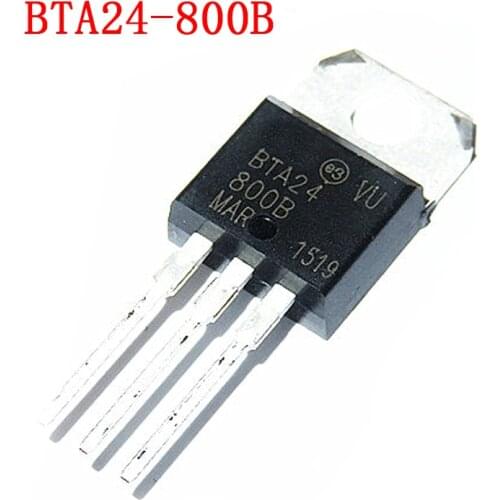 10PCS BTA24-800B TO-220 BTA24-800 TO220 BTA24 24-800B