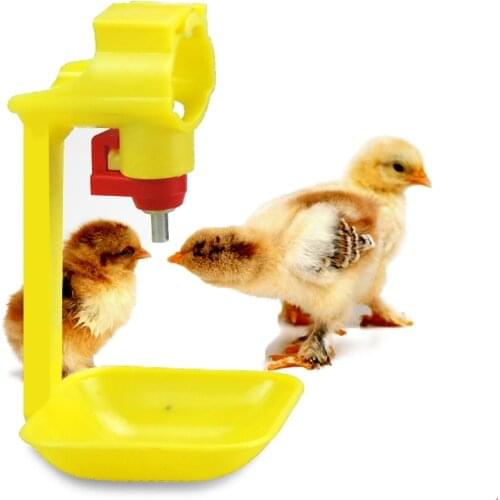 50Pcs Poultry Chicken Nipple Drinker Hanging Cups Chicken Pheasant Waterer Nipple Drinker Hang Cups Poultry Farming equipment
