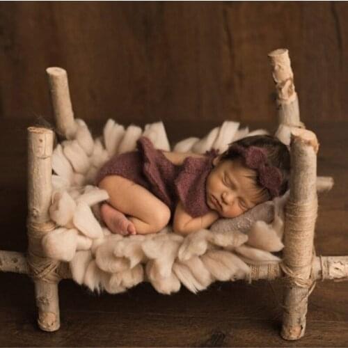 50x50cm Baby Photography Crochet Blanket Newborn Basket Filler Woven Carpet Background Newborn Photo Shooting Backdrop