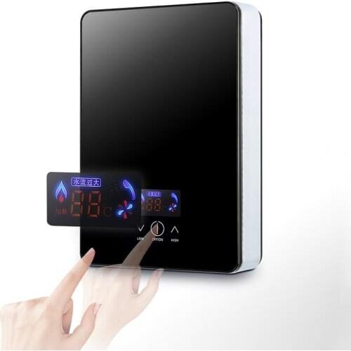 6500W Instant Heating Electric Water Heater Wall Mount Water Heater Household Bath Machine Shower Constant Temperature Water Tap