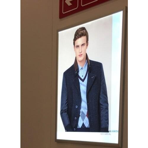 A2 slim snap poster frame led edgelit advertising light box