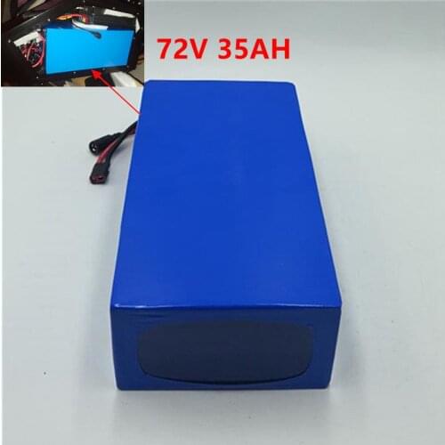 72V 35ah E bike tricycle motorcycle Electric bike Battery Lithium 72V 3000W 5000W 6000W with 5A charger