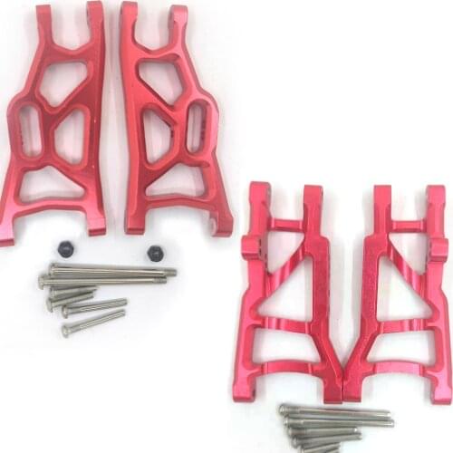 Aluminum Suspension Arms Front & Rear for RC Traxxas 1/10 Slash 2WD Upgrade Parts Option Hop-ups Replacement