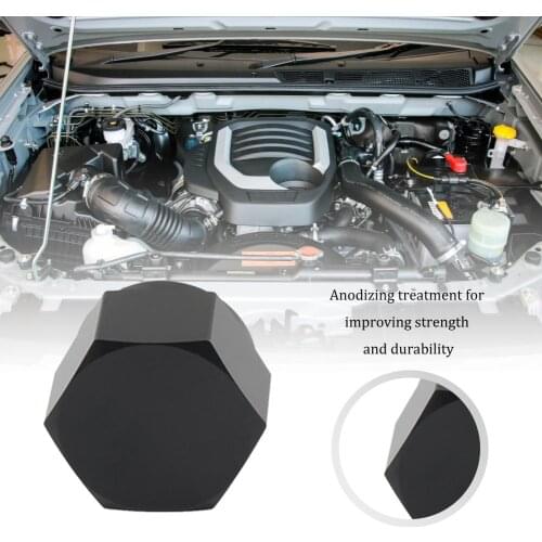 Aluminum AN6 AN8 AN10 Adapter Black Lightweight Female Flare Cap/Plug/Nut Blocker Fitting Adapter Female Flare Cap