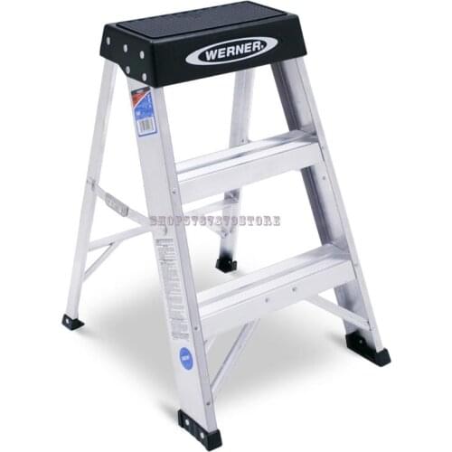 Household Ladder Safety Ladder Herringbone Ladder Stool Two Step Ladder Folding Thickened Aluminum Alloy Ladder