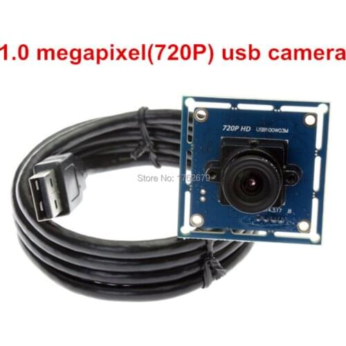 CCTV USB Camera module 1280X720 resolution 1.0MP USB PCB camera CMOS OV9712 industrial camera module USB interface