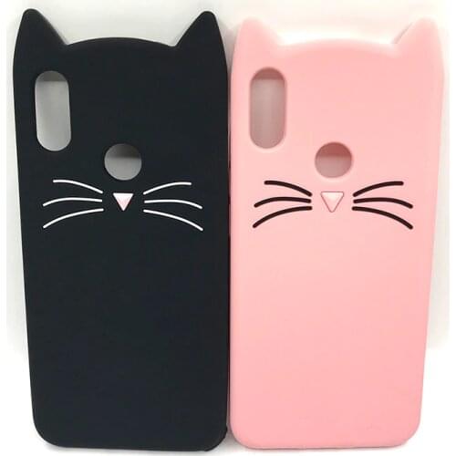 Soft Silicone TPU Cat Phone Case For Xiaomi Mi A2 Lite A2 A1 6X 5X Cute Cartoon Cover For Redmi S2 6A 5A 4A Note 4 4X 7 6 5 Pro