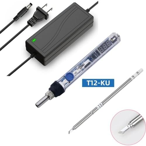 DIY T12 cabbage 75W soldering iron dc12-24 V DC power supply quick heating constant temperature ferrochrome Kit