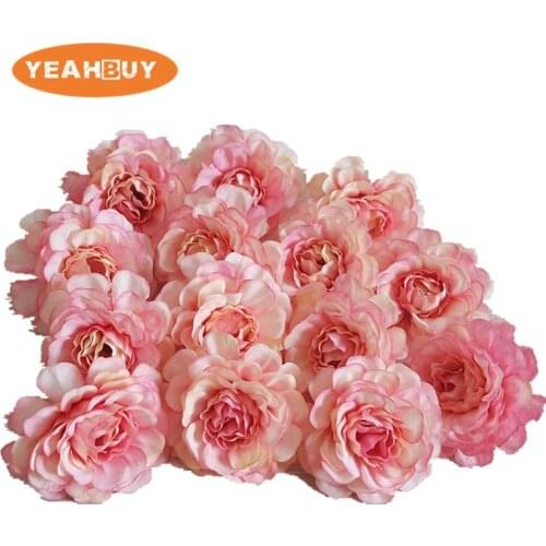12pcs 12COLOR 5cm artificial azalea flower head diy rhododendro wedding flowers wall arch wreath garland home decor floral props