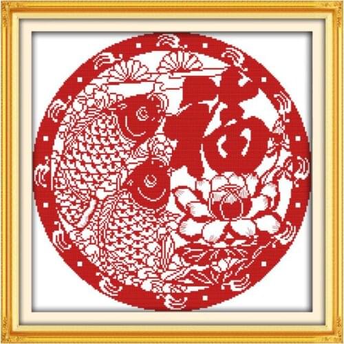 Surplus year after year-4 cross stitch kit 14ct 11ct pre stamped canvas cross stitching embroidery DIY handmade needlework