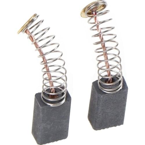 10Pcs 13x8x5mm Carbon Brushes Spare Parts Mini Drill Electric Grinder Replacement For Electric Motors Rotary Tool