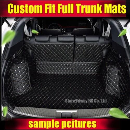 Custom fit car trunk mats for nissan x-trail 3D car styling heavy duty tray carpet cargo liner waterproof