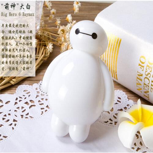 Lovely Kids Baby Baymax Sensor LED Night Lamp Sleep Bedroom Light Plug US Gift