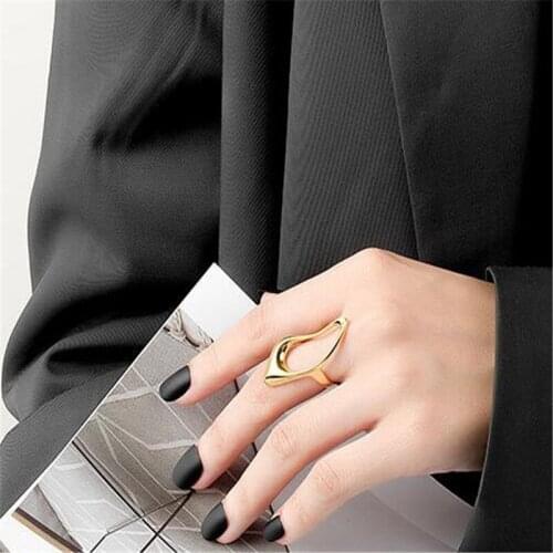 Fashion Womens Geometric Knuckle Ring Party Female Temperament Jewelry Exaggerated Ladies Accessories