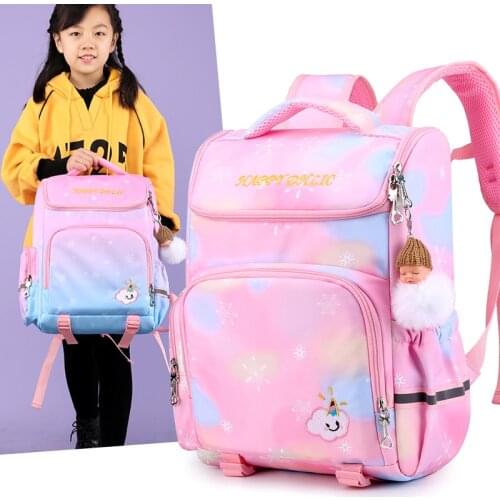 Dream Girls 3D Fashion Princess School Bags Knapsack Kids Satchels Primary School Students Backpacks Children School Backpacks