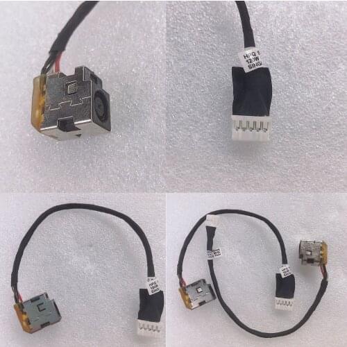 NEW Laptop DC Jack de Alimentação com cabo para for HP DV6-7000 DV7-7000 TPN-W108 W108 Conector DC Tomada de Energia Do Portátil