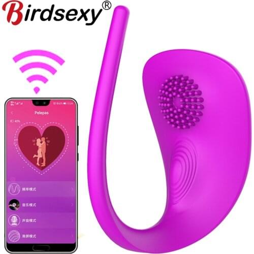 APP Remote Control Dildo Vibrator for Women G Spot Clitoris Orgasm Stimulator Vagina Panties Wireless Adult Erotic Toy Sex Shop