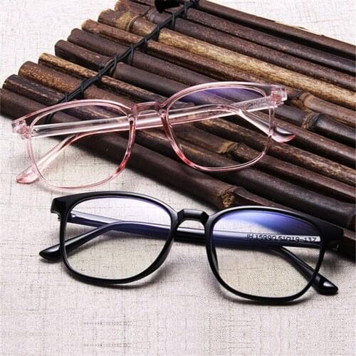 Transparent Glasses Frames Men Women Fake Glasses Vintage Optical Eyeglasses Frames Ladies Retro Anti Blue Light Eyewear