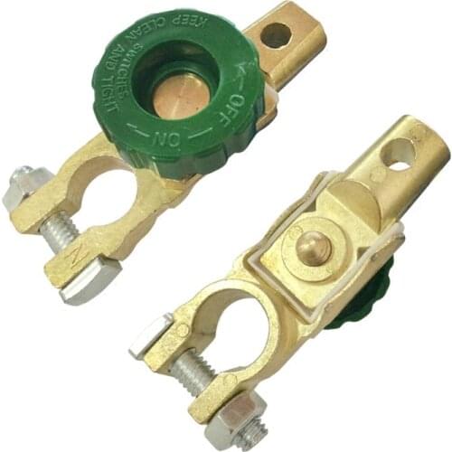Universal Car Battery Switch Battery Terminal Link Switch Quick Cut-off Disconnect Protector RV Car Battery Power-off Switch