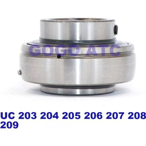 GOGOATC High quality imported spherical bearing UC 203 204 205 206 207 208 209