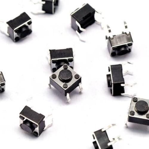 6 * 6 * 4.3mm touch switch Vertical four leg micro switch / key switch (50pcs)