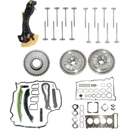 AP02 New For Mercedes Benz M271 CGI full set repair kit timing chain kit with inlet and outlet valves