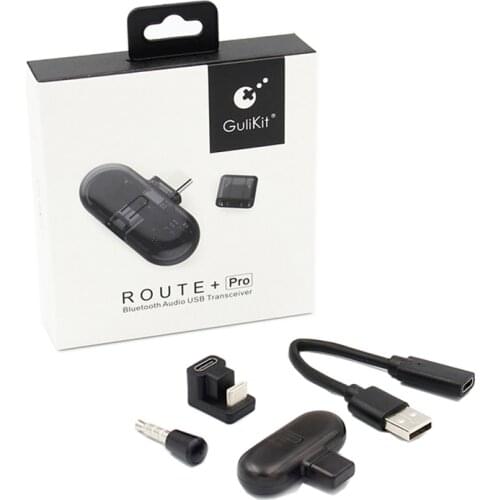 GuliKit Route+ Pro Buletooth Audio USB Receiver Wireless Transmitter with 3.5mm microphone for Nintendo Switch