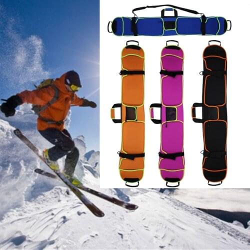Portable Single Ski Board Sleeve Snowboard Cover Suitable for 145cm/155cm Length Board 4 Colors Snowboard Protective Cover