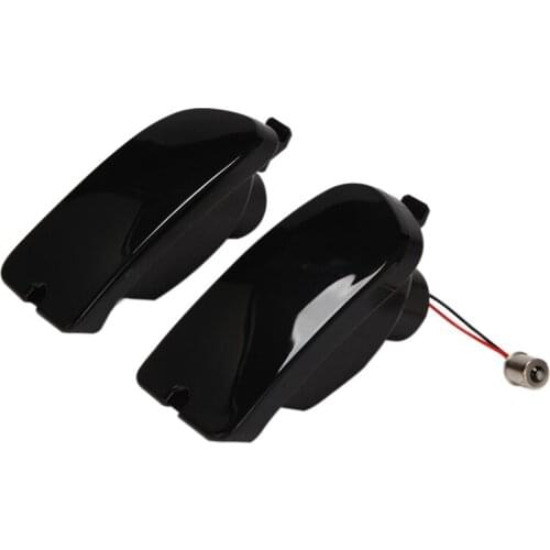 Smoke Black Car Front Bumper LED Turn Signal Indicator Lights for 1999-2001 Subaru Impreza 2.5RS Coupe & Sedan SU2530104