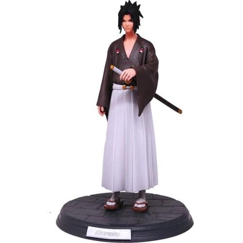 Naruto Shippuden GK Action Figure Akatsuki Uchiha Sasuke Kimono 30cm Exquisite Quality Anime Model Statue Collectible Toy Figma