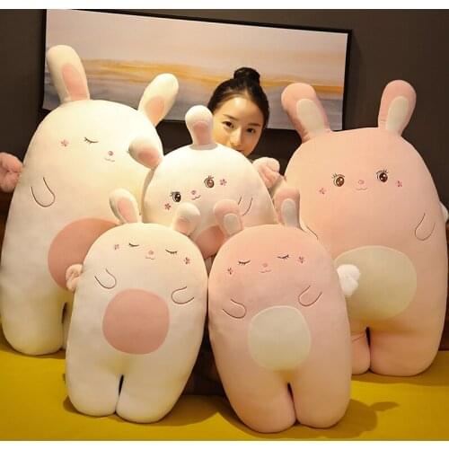 65/95cm Giant Plush Angel Rabbit Lovely Toys Soft Stuffed Animal Doll with Wings Cartoon Bunny Pillow Kawaii Cute Birthday Gift