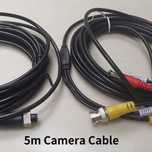 12V DC 5M 15FT Audio Video Power Camera Cable BNC RCA CCTV Cable 1pcs free shipping CCTV DC Power Extension Cable Cord 5 Meter
