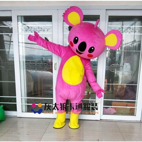 Koala Mascot Costume Cosplay Furry Suits Party Game Fursuit Cartoon Dress Outfits Carnival Halloween Xmas Easter Advertising