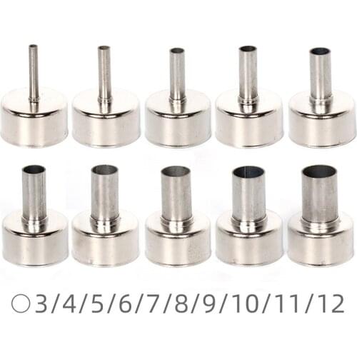 22mm Hot Air Nozzle Soldering station Hot air gun mouth Hot Air Stations Gun Nozzles for 858 8586 8858 858D+ Welding Nozzles