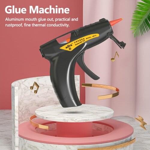 Professional Cordless Hot Melt Glue Machine USB Rechargeable Craft DIY Repairing Tool Kits with Glue-Stick
