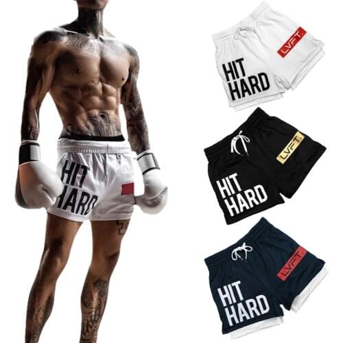 Summer Running Shorts Men 2 In 1 Double-deck Quick Dry GYM Sport Shorts Fitness Jogging Workout Shorts Men Sports Short Pants