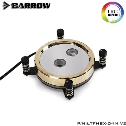 Barrow CPU Water Block for Intel 115X /AMD / X99 X299 5V 3PIN ARGB Lighting Motherboard AURA SYNC