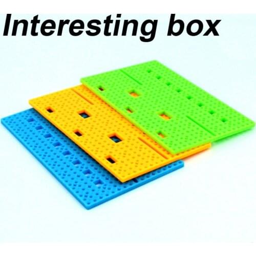 85140 switch board plastic board small production material DIY production board perforated plastic sheet model material