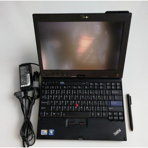 Auto diagnostic laptop x200t For Lenovo thinkpad tablet9300 4G touch screen used without hdd works for mb c4 c5 c3 icom a2 next