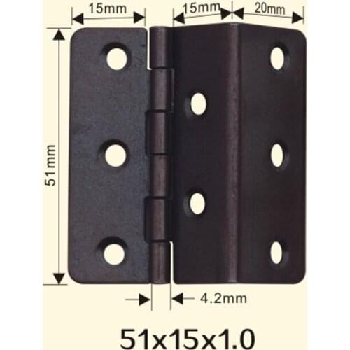 Freeshipping 51*15*1mm Iron Metal Hinge Sewing Machine Folding Table Furniture Flip Tray Hinges Big Door Hinges