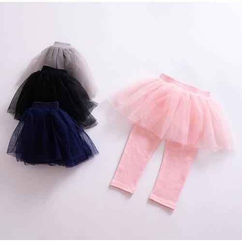 1-6Yrs Children Girls Pants Cotton Kids Girls Tutu Legging Trousers Spring Baby Clothing