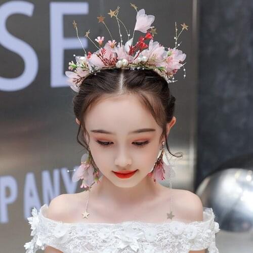 Lovely Headband Star Design Performance Hairbands Princess Girls Hair Bands Colorful Birthday Hair Accessories Girls Hairband