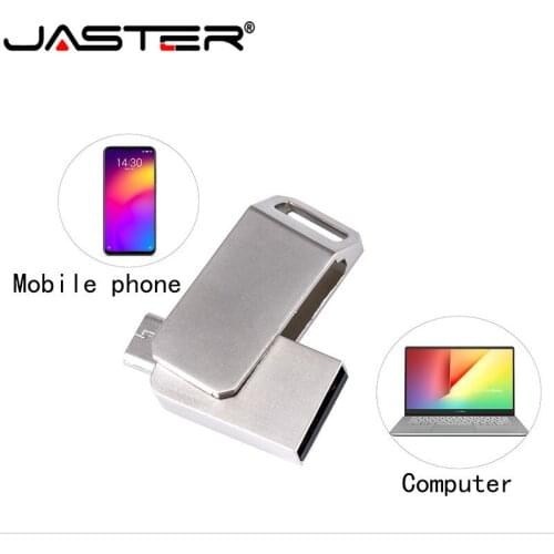 JASTER Multifunctional USB Flash Drive 128gb 64gb cle usb stick 32gb 16gb pen drive 8gb 4gb usb 2.0 Pen Drive for android