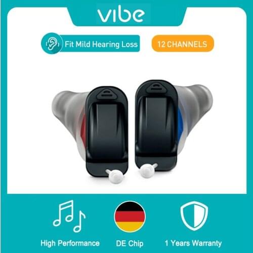 Siemens Vibe Invisible Hearing Aids APP Programmable Digital Hearing Aid 12 Channel Suppress Howling Noise Cancellation Ear Aids