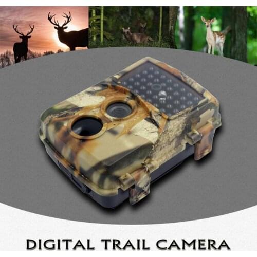 2021 HD 1080P Hunting Trail Camera 12MP PIR IR Wildlife Scouting Cam Waterproof Monitoring Infrared Heat Sensing Night Vision