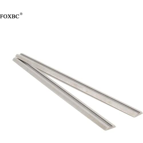 FOXBC 3-1/4" HSS Planer Blades 82mmx5.5mmx1.2mm Planer Knives for Metabo Dewalt Makita BOSCH Woodworking Power Tools 2PCS
